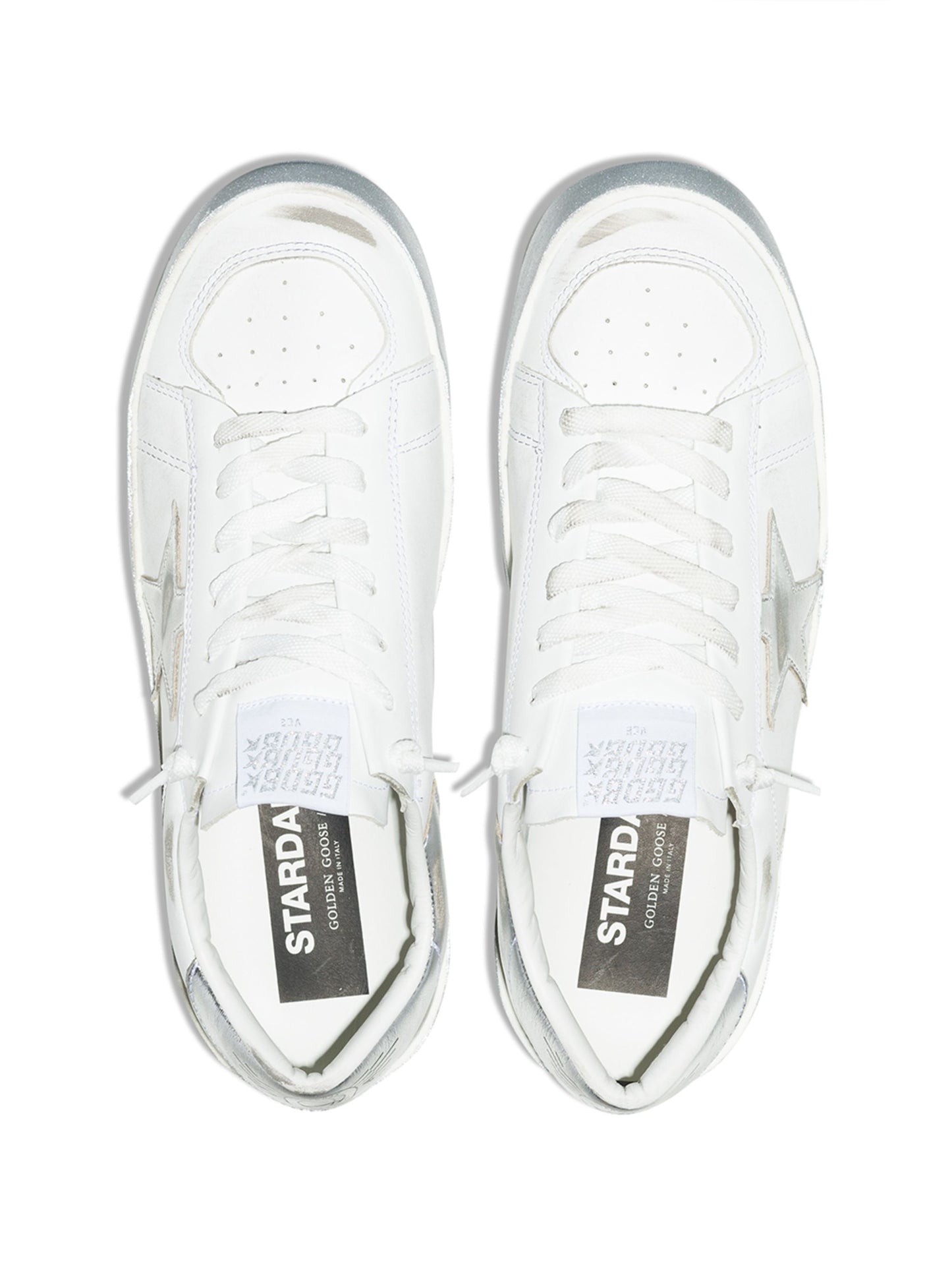 Golden Goose tenis bajos Stardan White / Silver