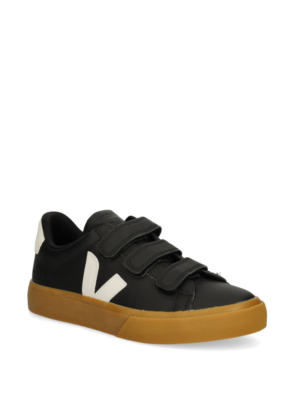 VEJA Recife Chromefree Leather Black / White